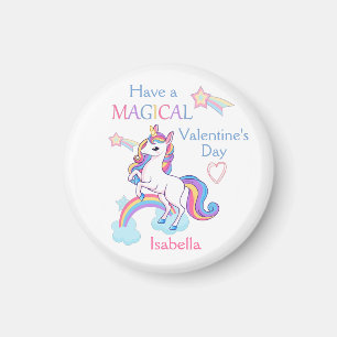 Valentinstag Einhorn Pink Magisch Magnet