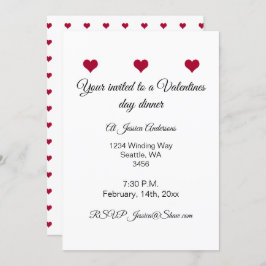 Valentinstag Einladung