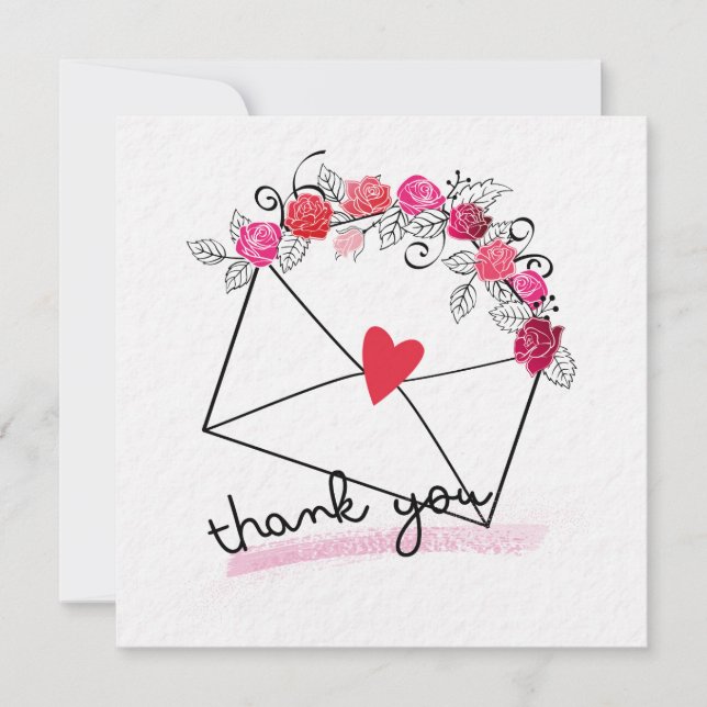 Valentinstag Einladung (Vorderseite)