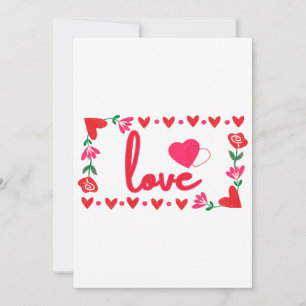 Valentinstag-Einladung Liebe Einladung