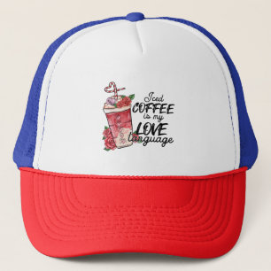 Valentinstag-Eiskaffee ist meine Liebessprache Truckerkappe