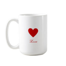 Valentinstag Elegantes rotes Herz Liebe