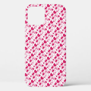 Valentinstag-Elemente Muster Case-Mate iPhone Hülle
