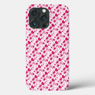 Valentinstag-Elemente Muster Case-Mate iPhone Hülle