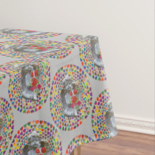 Valentinstag-Engel Tischdecke