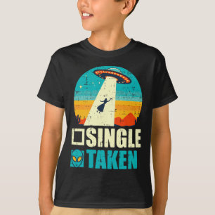 Valentinstag entführt Ufo Entführung Lustiger Alie T-Shirt