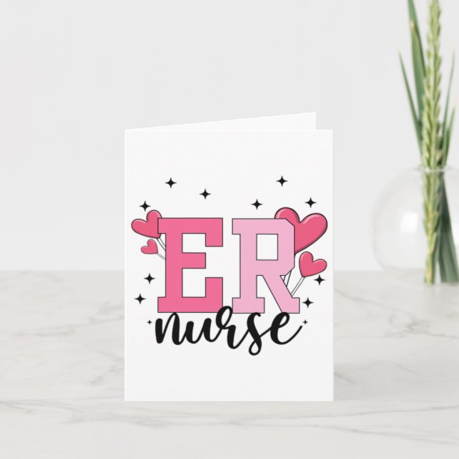 Valentinstag Er Ed Nursing Karte (Vorderseite)
