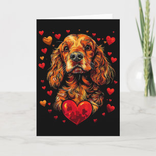 Valentinstag-Er-Spanie-Artwork Karte