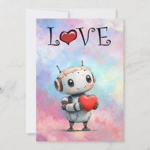 VALENTINSTAG - ES IST ALLE BOT-LIEBE 2 FEIERTAGSKARTE