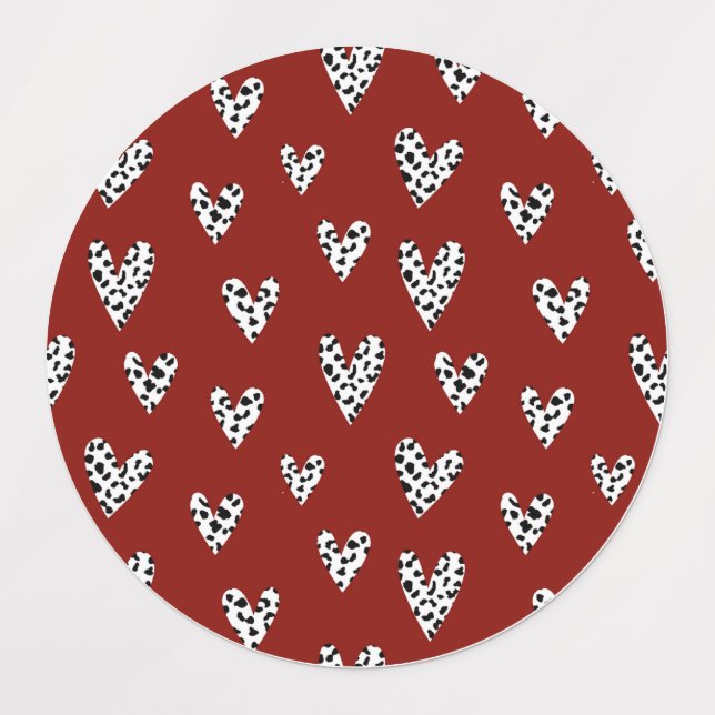 Valentinstag Etiketten (Design 2)