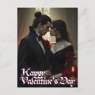 Valentinstag ewiger Leidenschaft Feiertagspostkarte