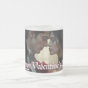 Valentinstag ewiger Leidenschaft Mattglastasse