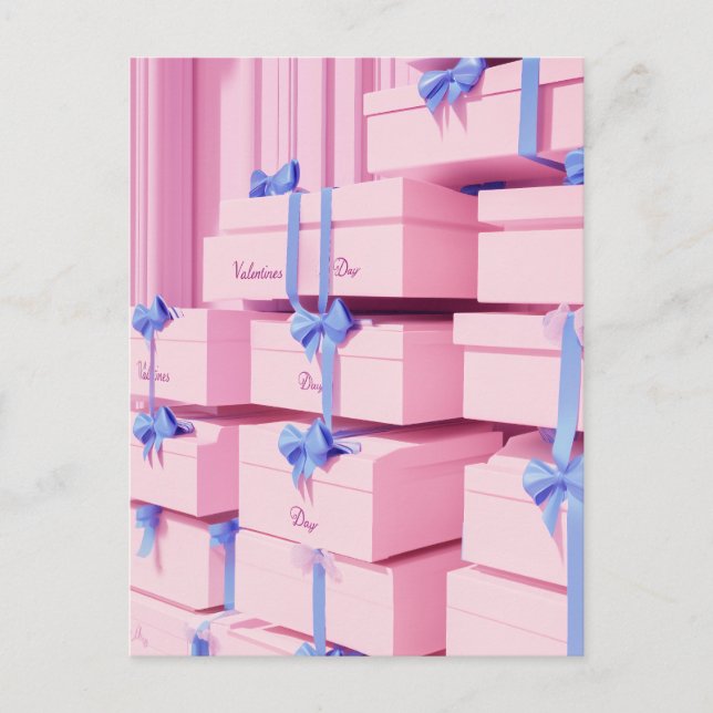 Valentinstag Extravaganza Postkarte (Vorderseite)