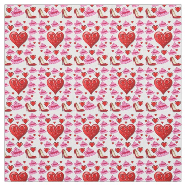 Valentinstag Fabric Stoff (Muster)