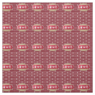 Valentinstag Fabric Stoff