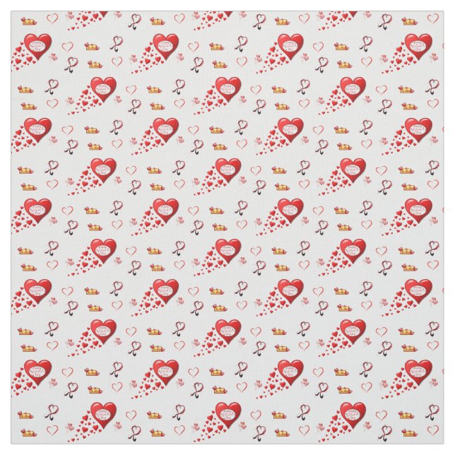 Valentinstag Fabric Stoff (Muster)