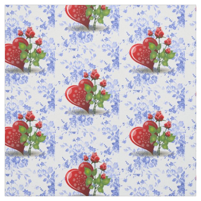 Valentinstag Fabric Stoff (Muster)