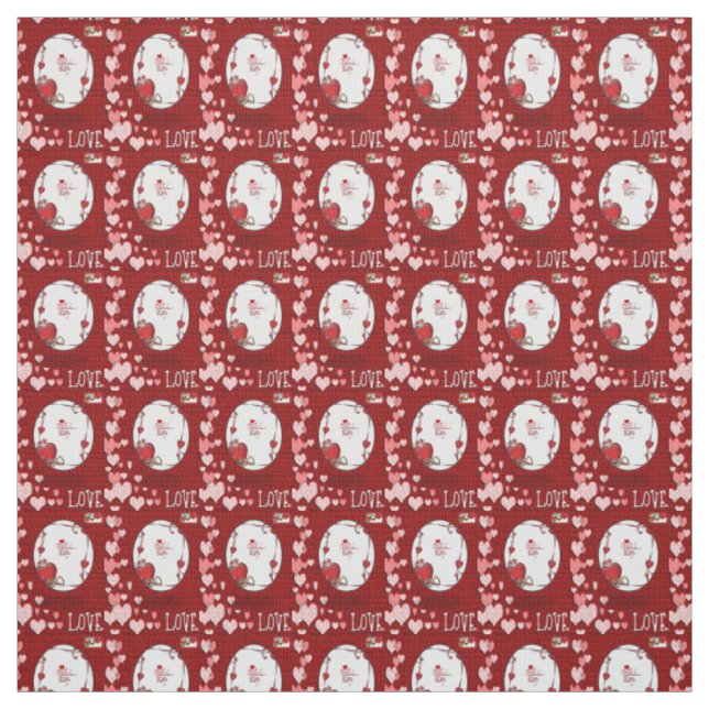 Valentinstag Fabric Stoff (Muster)