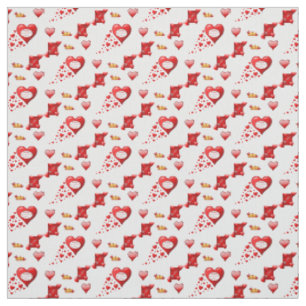 Valentinstag Fabric Stoff