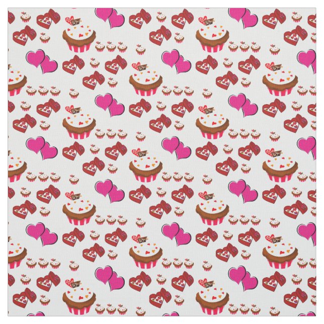 Valentinstag Fabric Stoff (Muster)