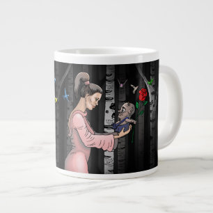 Valentinstag Fantasy Jumbo-Tasse