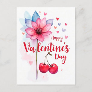 Valentinstag Feier der Liebe Postkarte