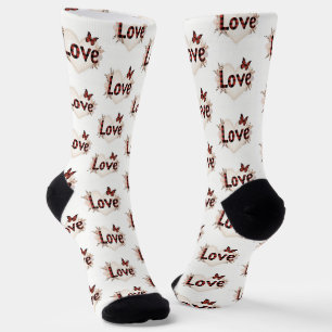 Valentinstag Feier der Liebe Socken