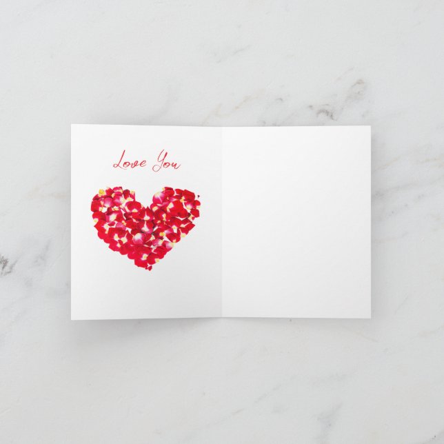 Valentinstag Feiertagskarte (Innenseite)