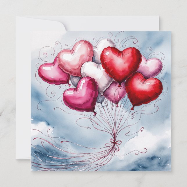 Valentinstag Feiertagskarte (Vorderseite)