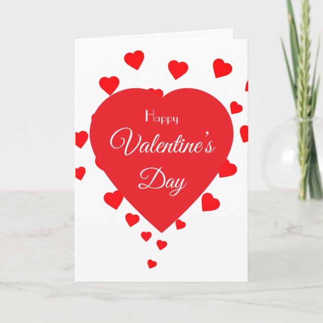 Valentinstag Feiertagskarte (Vorderseite)