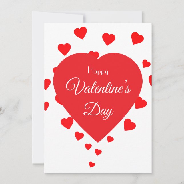 Valentinstag Feiertagskarte (Vorderseite)