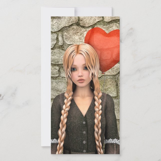 Valentinstag Feiertagskarte (Vorderseite)