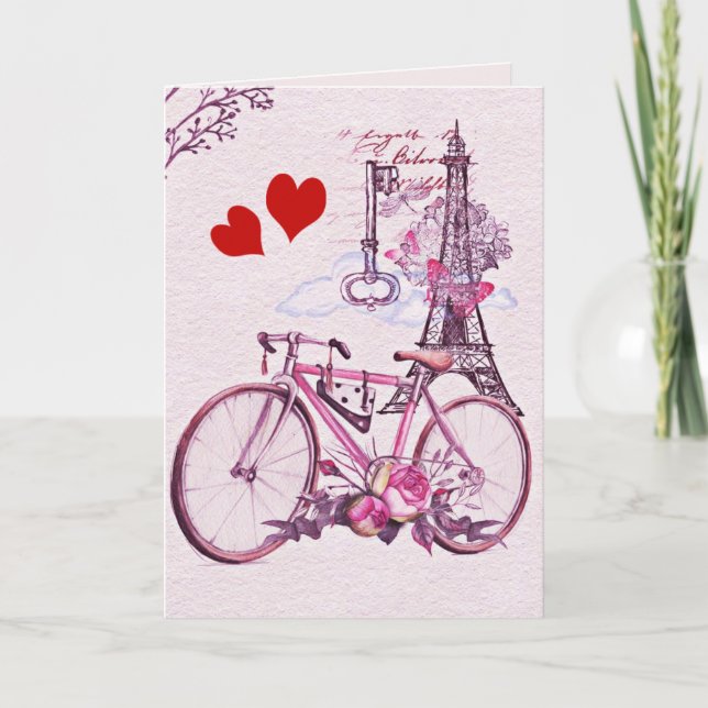 Valentinstag Feiertagskarte (Vorderseite)