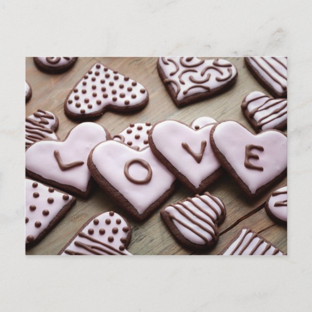 Valentinstag Feiertagspostkarte (Vorderseite)