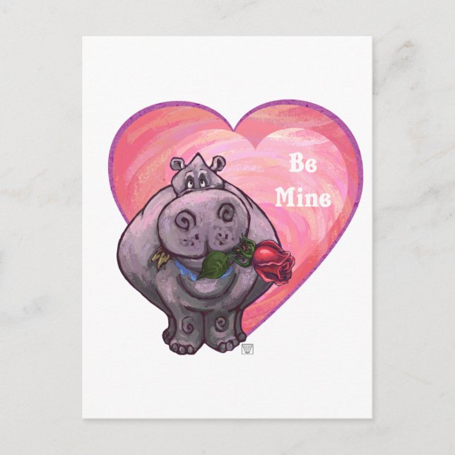 Valentinstag Feiertagspostkarte (Vorderseite)