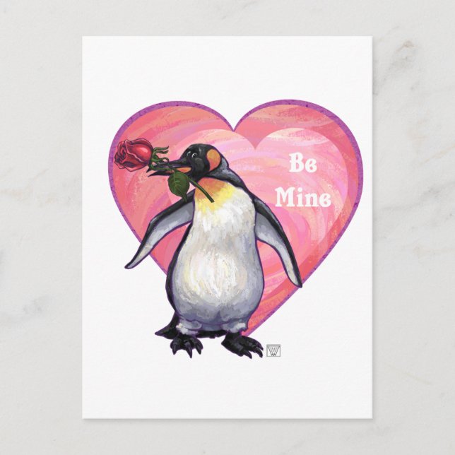 Valentinstag Feiertagspostkarte (Vorderseite)