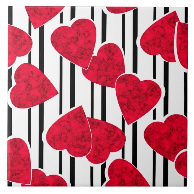 Valentinstag Fliese (Vorderseite)