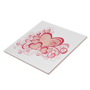 Valentinstag Fliese