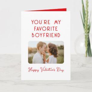 Valentinstag Foto Du bist mein Lieblingsfreund Karte