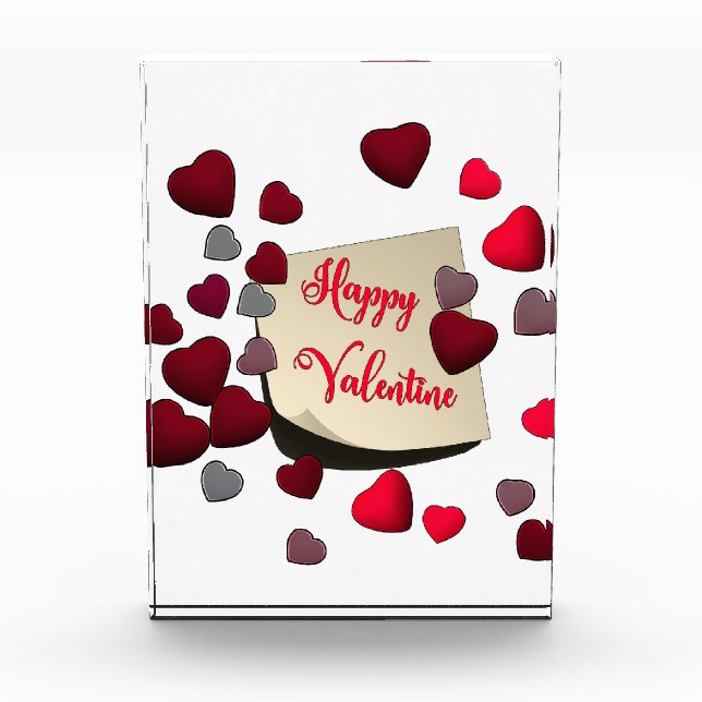 Valentinstag-Foto Fotoblock (Vorderseite)