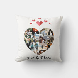 Valentinstag Foto Herzgeschenk Kissen