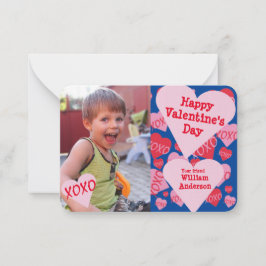Valentinstag Foto Klasse XOXO Sweethearts Mitteilungskarte