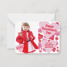 Valentinstag Foto Klasse XOXO Sweethearts Mitteilungskarte