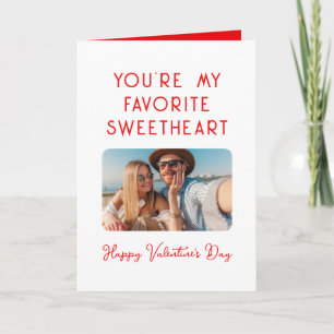 Valentinstag Foto Sie sind mein Lieblingsschatz Karte