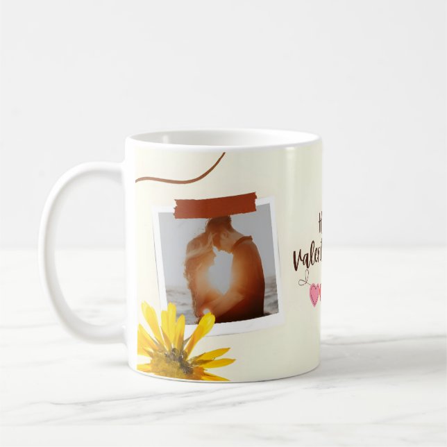 Valentinstag Foto Tasse Geschenk (Links)