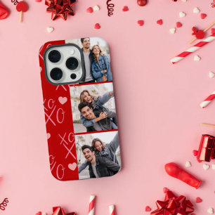 Valentinstag-Fotocollage Personalisiertes Paar iPhone 16 Pro Max Hülle