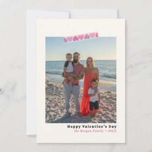 Valentinstag-Fotokarte - Herz-Washi-Klebeband Feiertagskarte