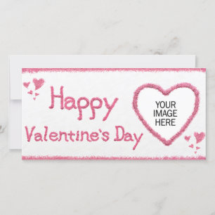 Valentinstag Fotokarte individuell anpassbar Feiertagskarte