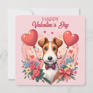 Valentinstag - Fox Terrier 3 - Karte