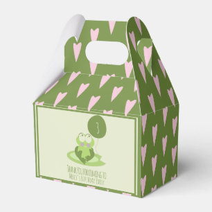 Valentinstag Frog Birthday Green Vielen Dank Geschenkschachtel